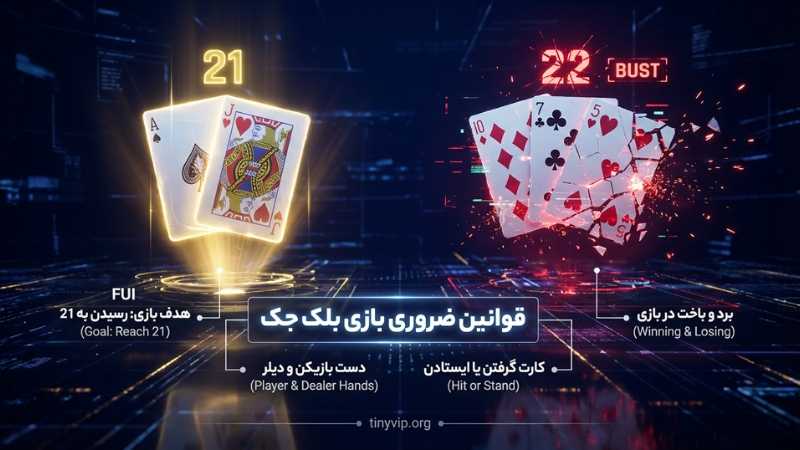 قوانین ضروری بازی بلک جک