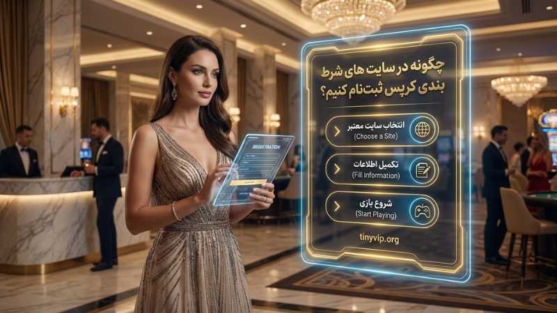 چگونه در سایت های شرط بندی کرپس ثبت نام کنیم؟