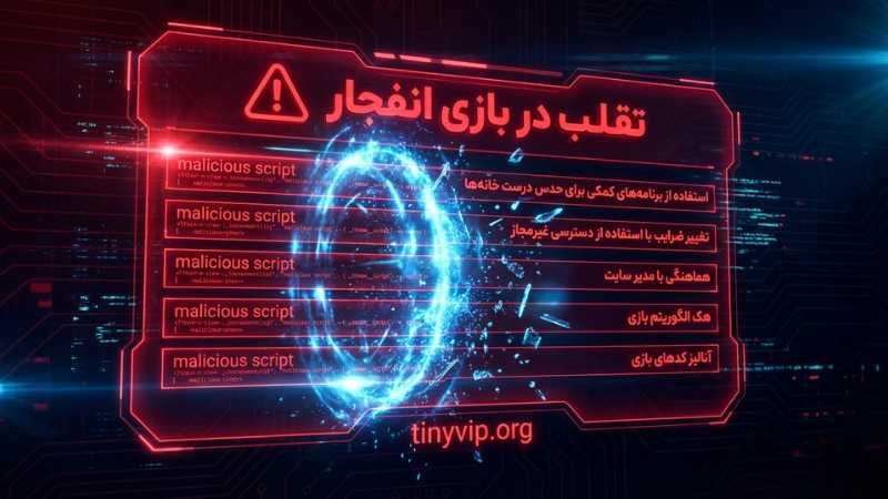 تقلب در بازی انفجار