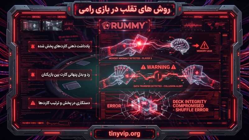 روش های تقلب در بازی رامی