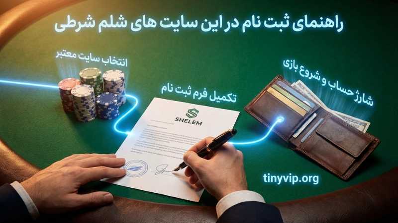 راهنمای ثبت نام در این سایت های شلم شرطی